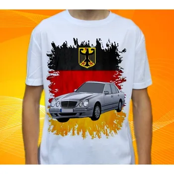 Pánské tričko tričko Mercedes Benz E210 158 (Trička s motivy aut)