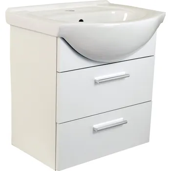 Koupelnový nábytek A-Interiéry Koupelnová skříňka s keramickým umyvadlem APIA W 50