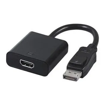Gembird adaptér DisplayPort (M) na HDMI (F), kabel 0.1m, černý