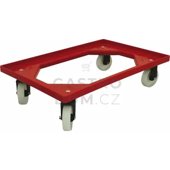 Complastec vozík 2 ot.kolečka - červený