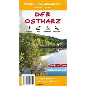 Der Ostharz, Wander- und Fahrradkarte - Spachmüller, Bernhard
