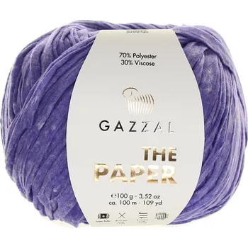 Příze Gazzal The Paper 3952 fialová