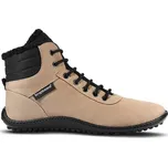 LEGUANO KOSMO Sand | Kotníčkové zateplené barefoot boty - 39