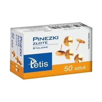 Set školních potřeb Pinezki złote 50szt GP095-AO