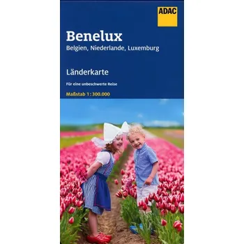 ADAC LänderKarte Benelux. Belgien, Niederlande, Luxemburg 1:300 000