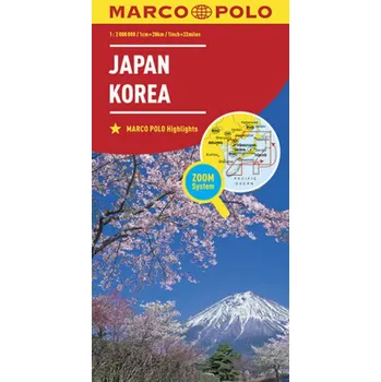 MARCO POLO Kontinentalkarte Japan, Korea 1:2.000.000