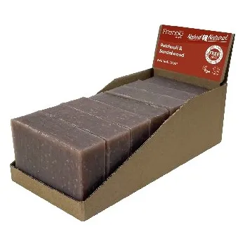 Mýdlo Friendly Soap přírodní mýdlo pačuli a santalové dřevo 7x 95 g zero waste balení