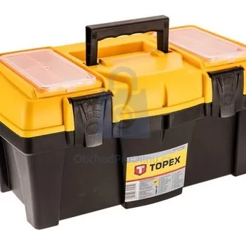 Box na nářadí s organizérem, TOPEX 290 x 140 x 150 mm, balení 1 ks