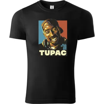 Fenomeno Dětské tričko TUPAC Velikost: 146 cm/10 let, Barva trička: Černé