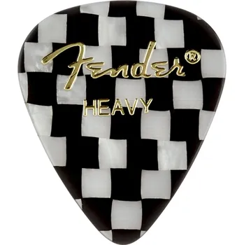 Hudebniny Fender Graphic Pick, 351 Shape, Checker - trsátka (různé tvrdosti) Fender Graphic Pick, 351 Shape, Checker: Heavy