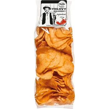 Slaná pochutina Krajči Cyrilovy brambůrky paprikové - 100g
