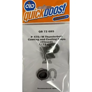 Plastikový model Quickboost 1/72 P-47D/M Thunderbolt cowling&cool.flaps closed