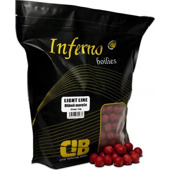 Boilies Boilies LIGHT LINE Oliheň - Moruše 3kg 20mm (Velmi neobvyklá avšak úspěšná kombinace.)