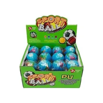 Hra na zahradu Piłeczka piankowa Globus 6cm (24szt)