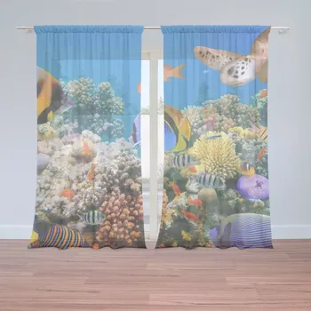 Záclona Záclony Korálový útes: 2 ks - 150x250 cm - Sablio