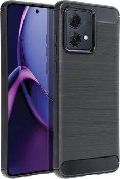 Pouzdro na mobilní telefon Forcell Carbon pro Motorola Moto G84 černé