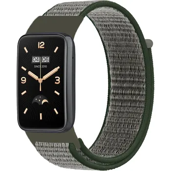 Sportnylon řemínek pro Mi Band 7 PRO Barva: Zeleno-Šedá, Pro Přístroj: Mi band 7 Pro