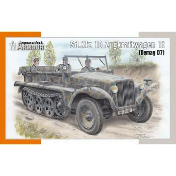 Plastikový model Special Armour 1/72 Sd.Kfz.10 Zugkraftwagen 1t (Demag D7) reissue