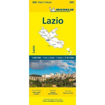 Lazio - Michelin Local Map 360