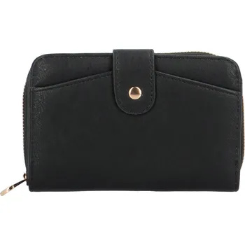 Peněženka Dámská střední koženková peněženka Lucias, černá