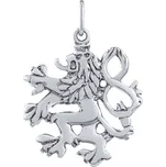 Silvego Stříbrný přívěsek Český lev SILVEGOB11872P + 2 měsíce na vrácení zboží