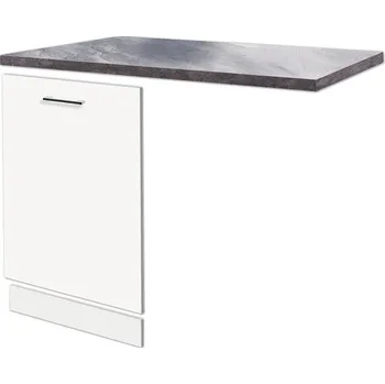 Kuchyňská skříňka Kryt na vestavnou myčku Flex-Well Lucca bílý