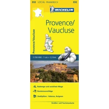 Michelin Karte Provence, Vaucluse