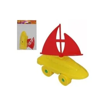 ostatní stavebnice Stavebnice Malý cestovatel, plachetnice, 7 dílů / +3