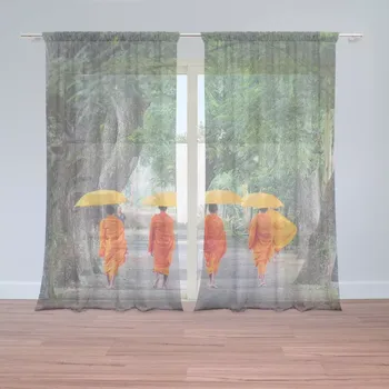 Záclona Záclony Mniši: 2 ks - 150x250 cm - Sablio