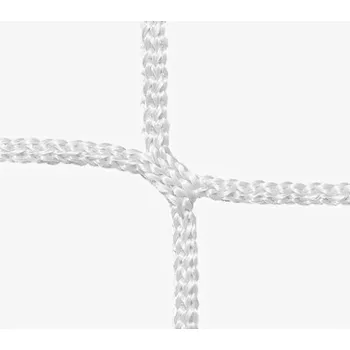 Síť k brance Fotbalová branková síť 3 mm 7,5 x 2,5 x 0,8 x 2 m bílá