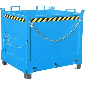 Popelnice Stohovatelný kontejner s vyklápěcím dnem, 1000 l