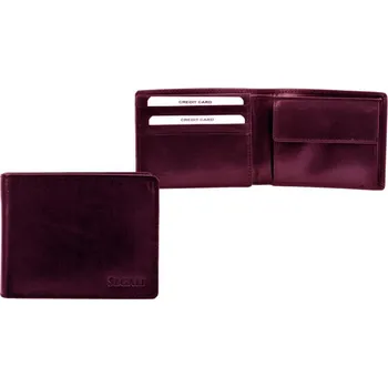 Peněženka Pánská kožená peněženka 517.797.026 tmavě hnědá