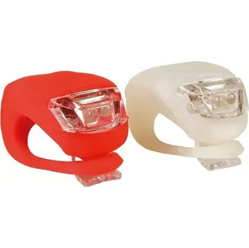 Cyklosvítilna Zaparkorun LED světla na kolo - silikonový obal - 2 ks