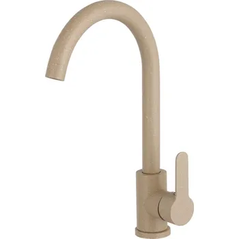 Vodovodní baterie Gamma Deco, stojánková dřezová baterie, béžová, GMA-BD-BPG
