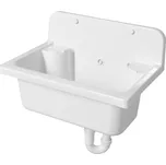 AQUALINE Závěsná výlevka 55x37cm, plast, bílá PI5052