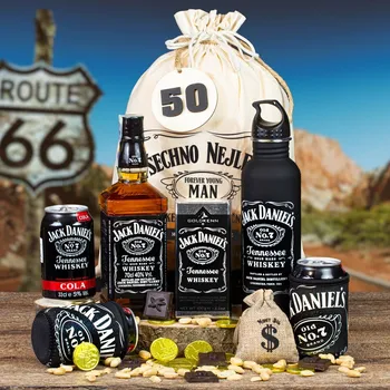 Dárkový potravinový koš Pytel Jack Daniels + odeslání do 48 hodin, + doprava zdarma