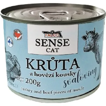 Krmivo pro psa Sokol Falco Falco sense - Cat - krůta a hovězí - 200g