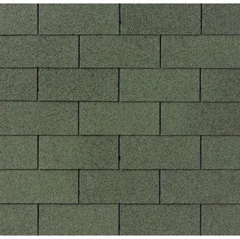 Střešní krytina IKO klasické šindele SUPERGLASS 3 tabulový 03 - Amazon Green