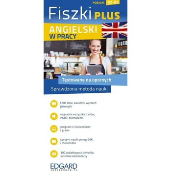 Anglický jazyk Angielski w pracy. Fiszki PLUS - Eliza Grendel, Marta Kurzak, Andy Edwins [PL] (2022, Firma, Edgard)
