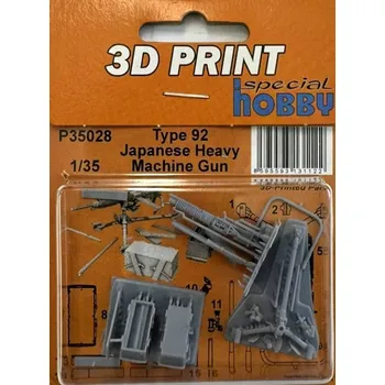 Plastikový model CMK 1/35 Type 92 Japanese Heavy Machine Gun (3D-Print)