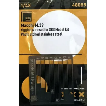 Plastikový model S.B.S model 1/48 Macchi M.39 - rigging wire PE set (SBS)