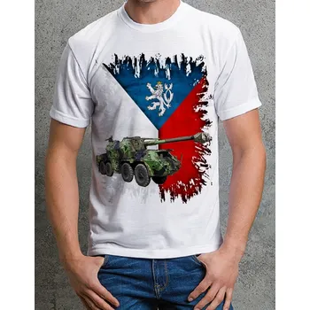 Pánské tričko tričko samohybná houfnice vz.77 Dana 134 (vojenské tričko )