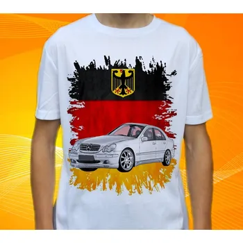 tričko Mercedes Benz W203 C Class 122 (Trička s motivy aut)