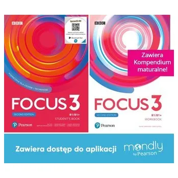 Cizojazyčná kniha Focus Second Edition 3. Komplet Podręcznik + Zeszyt ćwiczeń + dostęp Mondly - OPRACOWANIE ZBIOROWE