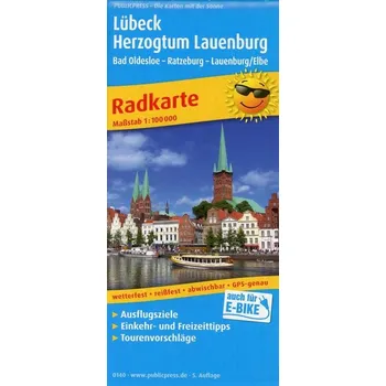 Lübeck - Herzogtum Lauenburg, Bad Oldesloe - Ratzeburg - Lauenburg/Elbe 1:100 000