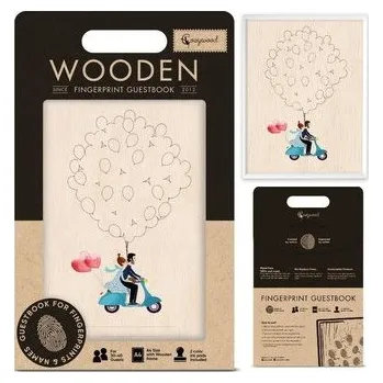 Księga gości na odciski palców Ślub Skuter