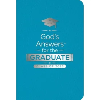 Encyklopedie God's Answers for the Graduate: Class of 2023 - Teal NKJV - Countryman Jack