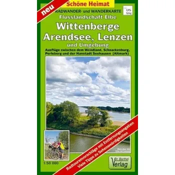 Doktor Barthel Karte Radwander- und Wanderkarte Flusslandschaft Elbe, Wittenberge, Arendsee, Lenzen und Umgebung