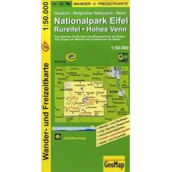 GeoMap Karte Nationalpark Eifel, Rureifel, Hohes Venn