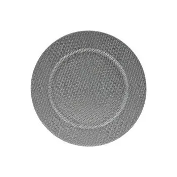 Talíř TALÍŘ PRŮM. 33 CM, DIAMANTOVĚ STŘÍBRNÁ